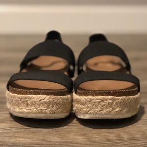 Black Platform Sandals